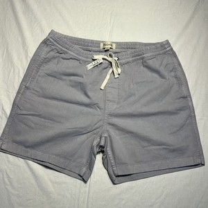 Madewell Men's XL Gray Drawstring Elastic Waist‎ Chino Style Casual Shorts NWT